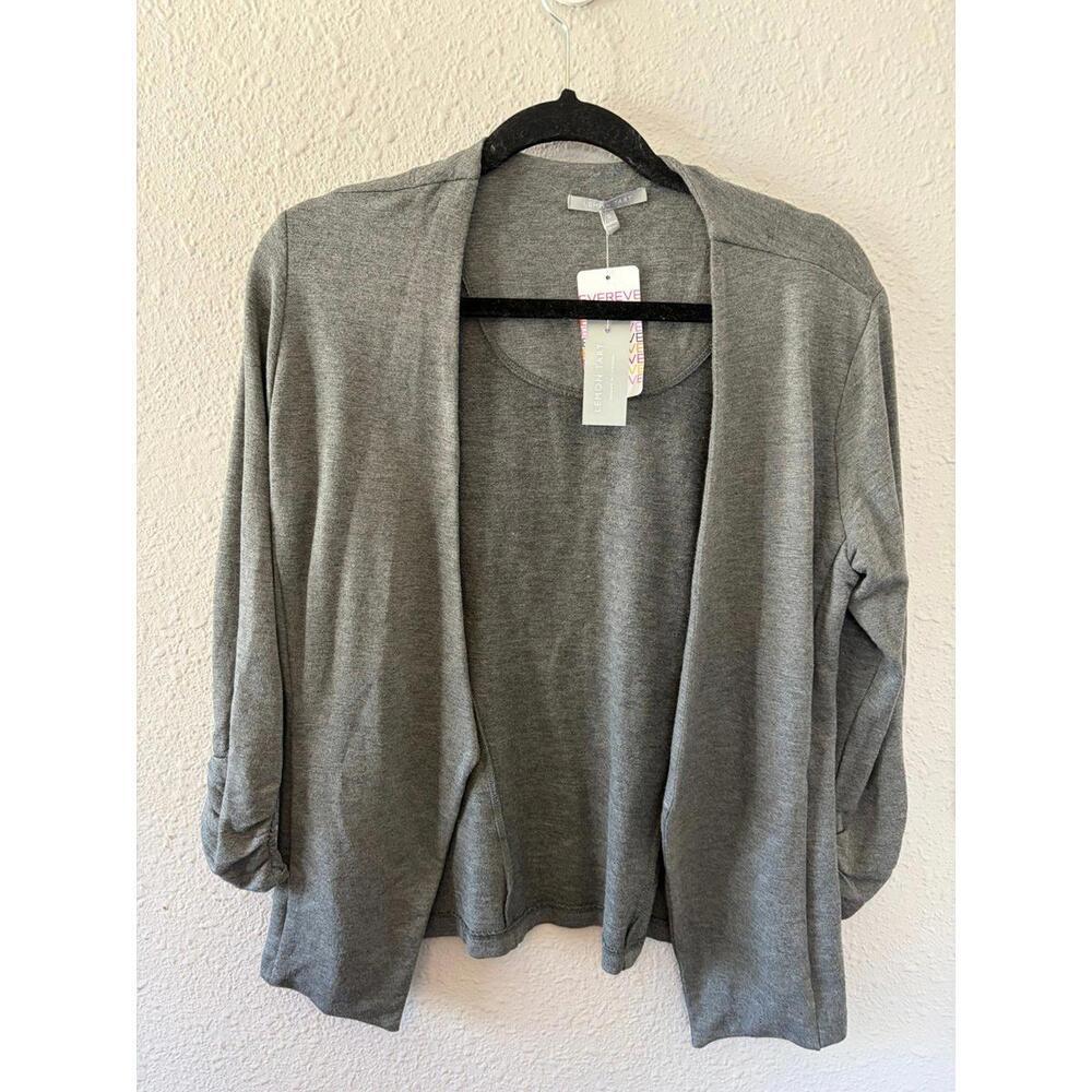 NWT Lemon Tart from Evereve Irene Blazer Charcoal Grey size S. $98 retail